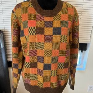Multicolor Patchwork Sweater